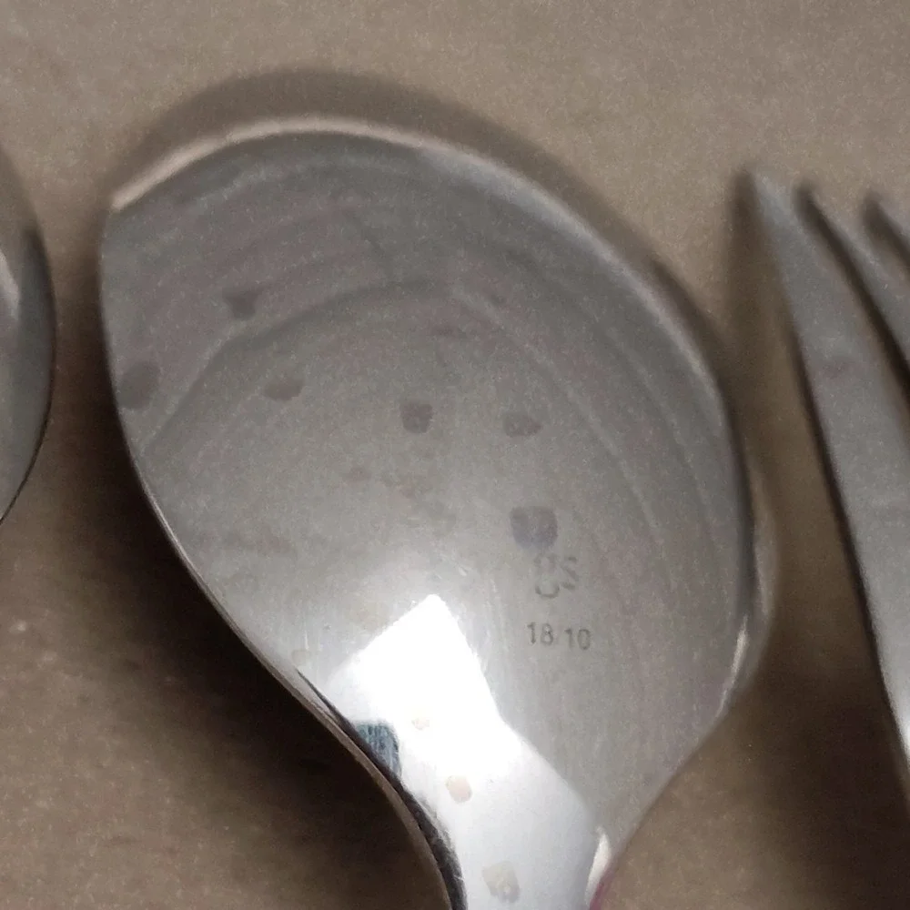 Gourmet Settings GS 18/10 Flatware Stainless Steel Spoons And Fork Lot Of 3
